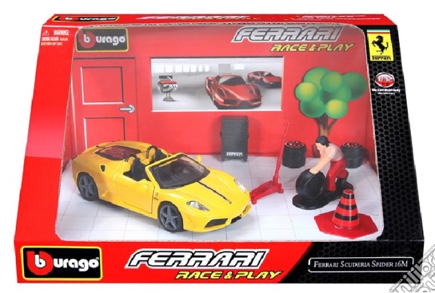 Bburago - Modellino - Ferrari Race & Play 1:32 gioco
