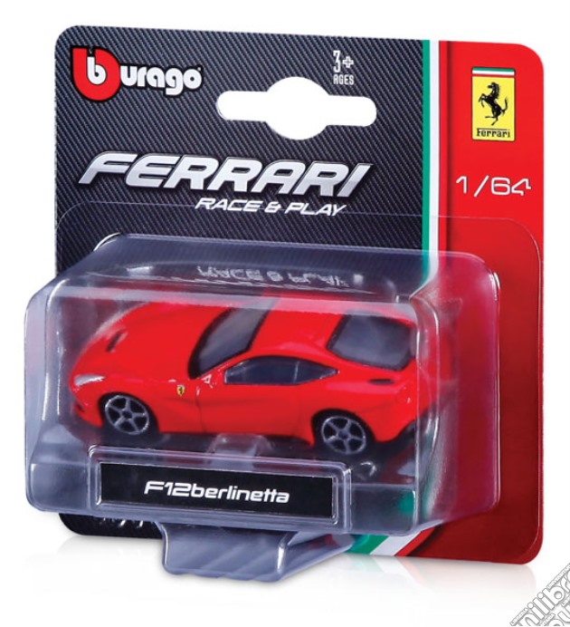 Bburago: Ferrari Race & Play - Ferrari 1:64 (Assortimento) gioco di Bburago