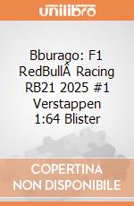 Bburago: F1 RedBullÂ Racing RB21 2025 #1 Verstappen 1:64 Blister giochi