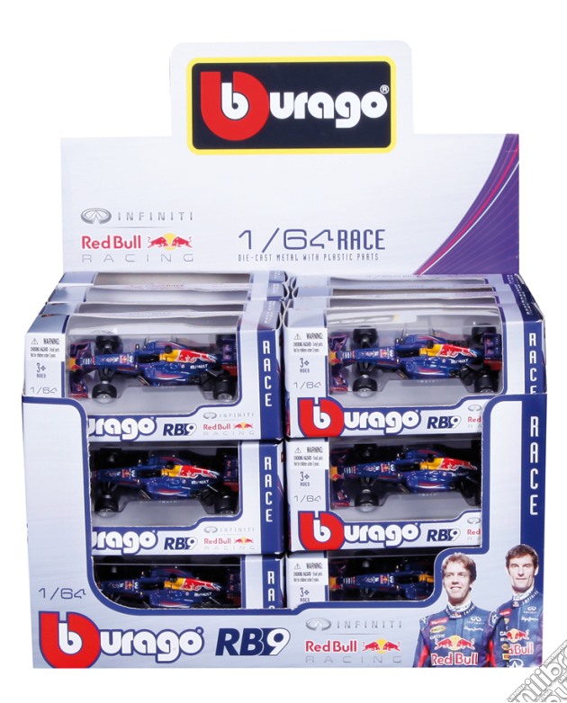 BBurago - Infiniti Red Bull Racing RB9 1:64 gioco di Bburago