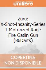 Zuru: X-Shot-Insanity-Series 1 Motorized Rage Fire Gatlin Gun (86Darts) giochi