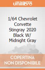 1/64 Chevrolet Corvette Stingray 2020 Black W/ Midnight Gray giochi