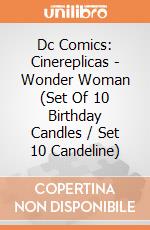 Dc Comics: Cinereplicas - Wonder Woman (Set Of 10 Birthday Candles / Set 10 Candeline) giochi