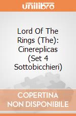Lord Of The Rings (The): Cinereplicas (Set 4 Sottobicchieri) gioco
