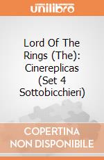 Lord Of The Rings (The): Cinereplicas (Set 4 Sottobicchieri) giochi