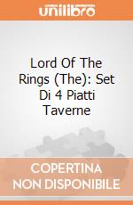 Lord Of The Rings (The): Set Di 4 Piatti Taverne giochi