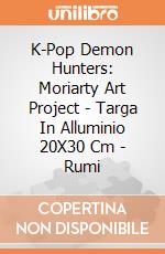 K-Pop Demon Hunters: Moriarty Art Project - Targa In Alluminio 20X30 Cm - Rumi giochi