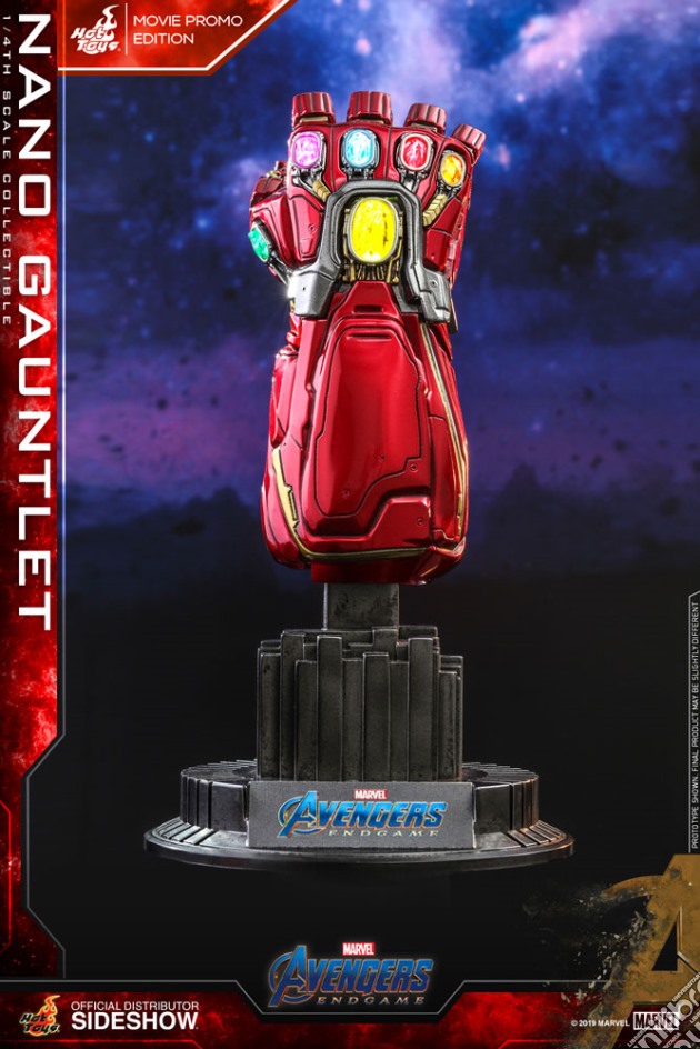 Marvel: Avengers Endgame - Movie Promo Edition Nano Gauntlet 1:4 Scale gioco di Hot Toys