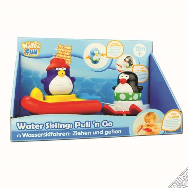 Water Fun - Pinguini Da Bagno - Playset Sci D'Acqua gioco di Nice