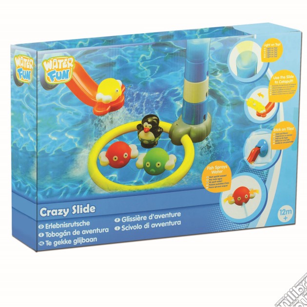 Water Fun - Pinguini Da Bagno - Playset Scivolo gioco di Nice