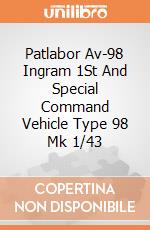 Patlabor Av-98 Ingram 1St And Special Command Vehicle Type 98 Mk 1/43 giochi