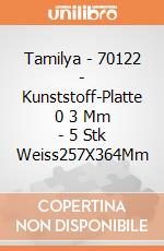 Tamilya - 70122 - Kunststoff-Platte 0 3 Mm - 5 Stk Weiss257X364Mm gioco