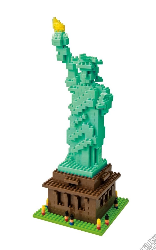 Nanoblock Nbm_003 - Middle Hobby Series - Statue Of Liberty gioco di Nanoblock