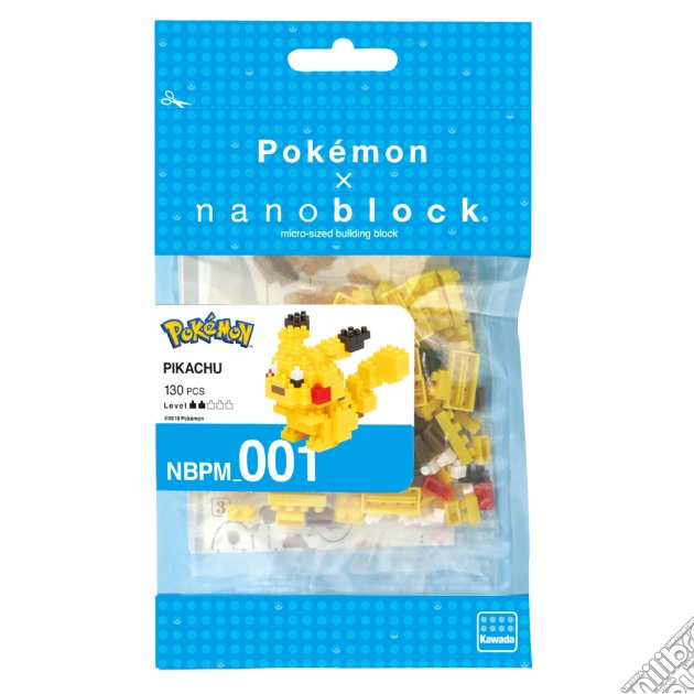 Nanoblock Nb-Pm-001 - Pokemon Series - Pikachu gioco di Nanoblock