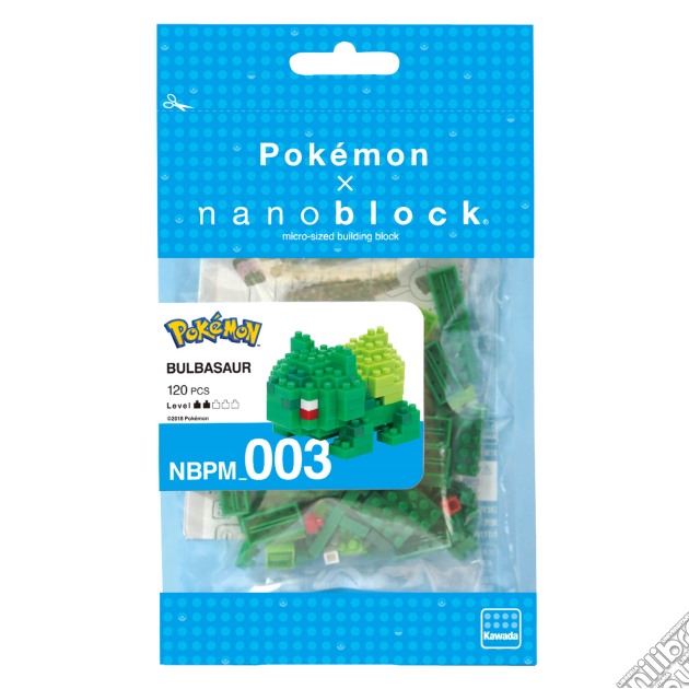 Nanoblock: Nb-Pm-003 - Pokemon Series - Bulbasaur gioco di Nanoblock