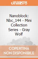 Nanoblock: Nbc_144 - Mini Collection Series - Gray Wolf gioco di Nanoblock