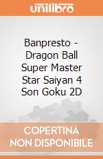 Banpresto - Dragon Ball Super Master Star Saiyan 4 Son Goku 2D gioco