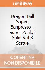 Dragon Ball Super: Banpresto - Super Zenkai Solid Vol.3 Statue gioco