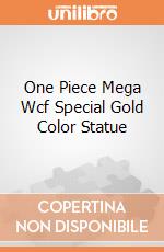 One Piece Mega Wcf Special Gold Color Statue gioco