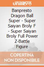 Banpresto Dragon Ball Super - Super Saiyan Broly F - Super Saiyan Broly Full Power Z-Battle Figure gioco di Banpresto