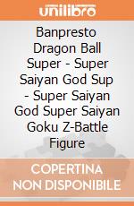 Banpresto Dragon Ball Super - Super Saiyan God Sup - Super Saiyan God Super Saiyan Goku Z-Battle Figure gioco di Banpresto