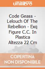 Code Geass - Lelouch Of The Rebellion - Exq Figure C.C. In Plastica Altezza 22 Cm gioco