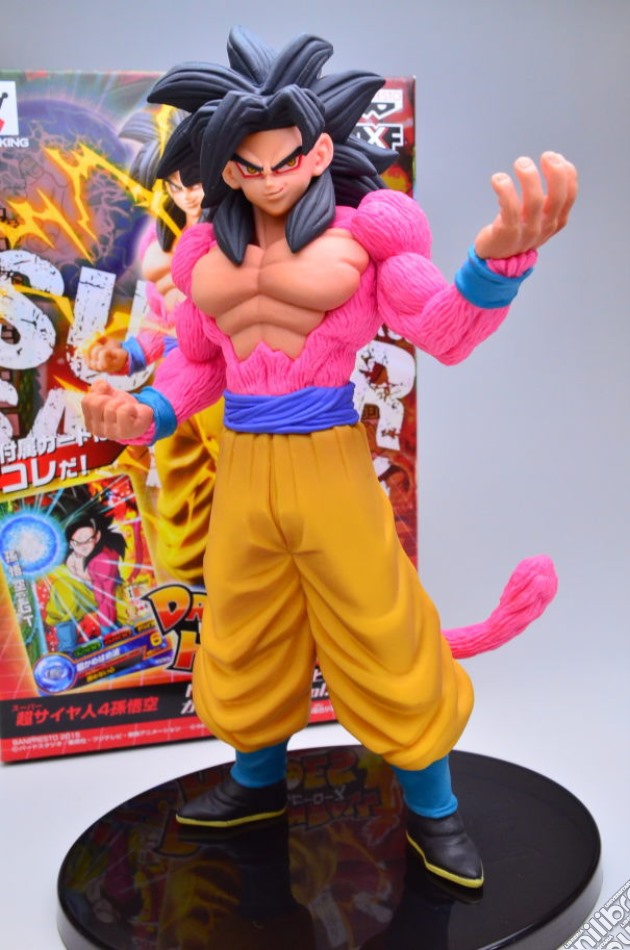 Dragon Ball - Heroes Dx Figure #03 - Goku Super Saiyan 4 (Altezza 16 Cm) gioco di Banpresto