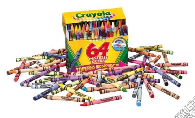 Crayola Pastelli a Cera 64pz gioco di CREA
