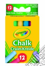 Crayola: 12 Gessi Colorati Antipolvere