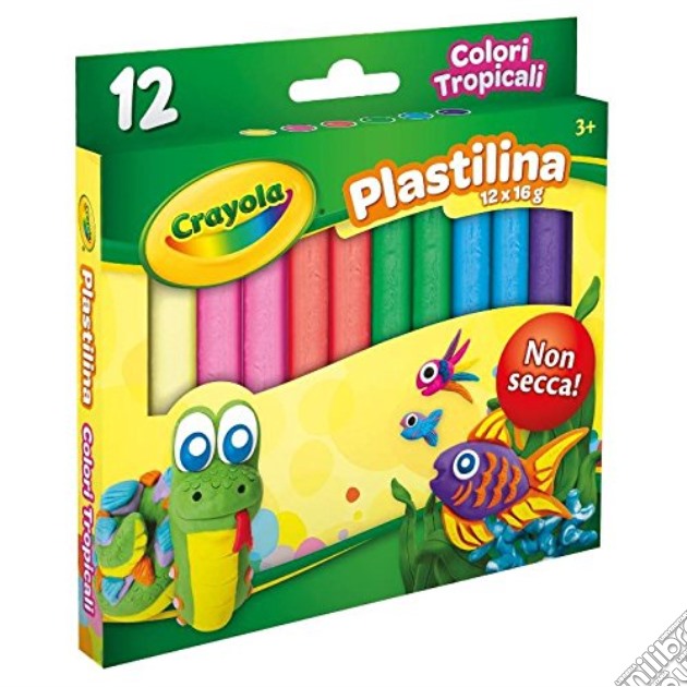 Crayola - Plastilina 12 Colori Tropicali gioco di Crayola