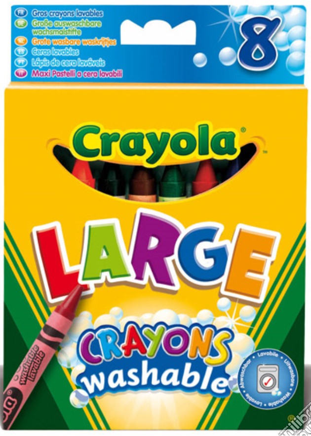 Crayola Pastelli a Cera Lavabili 8pz gioco di CREA