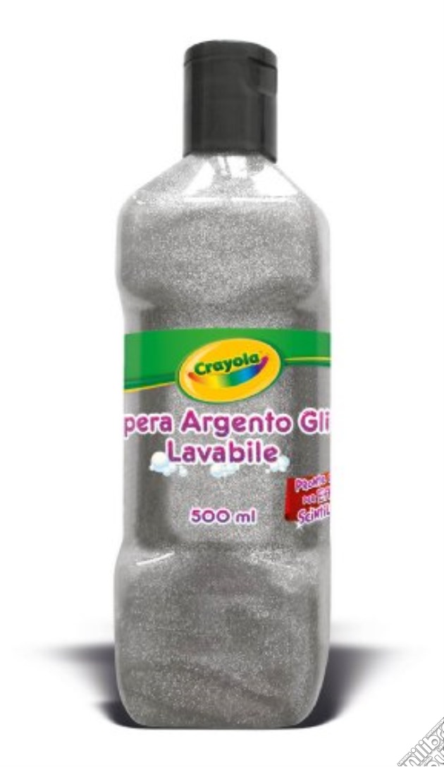 Crayola Tempere Glitter Lav. Arg. 500ml gioco di CREA