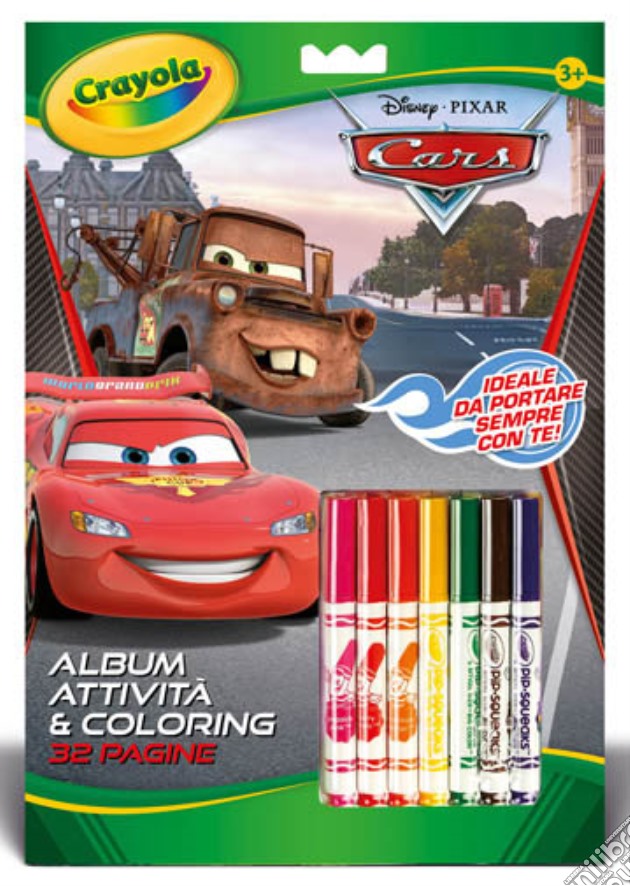 Crayola Coloring&Activity Set Cars gioco di CREA