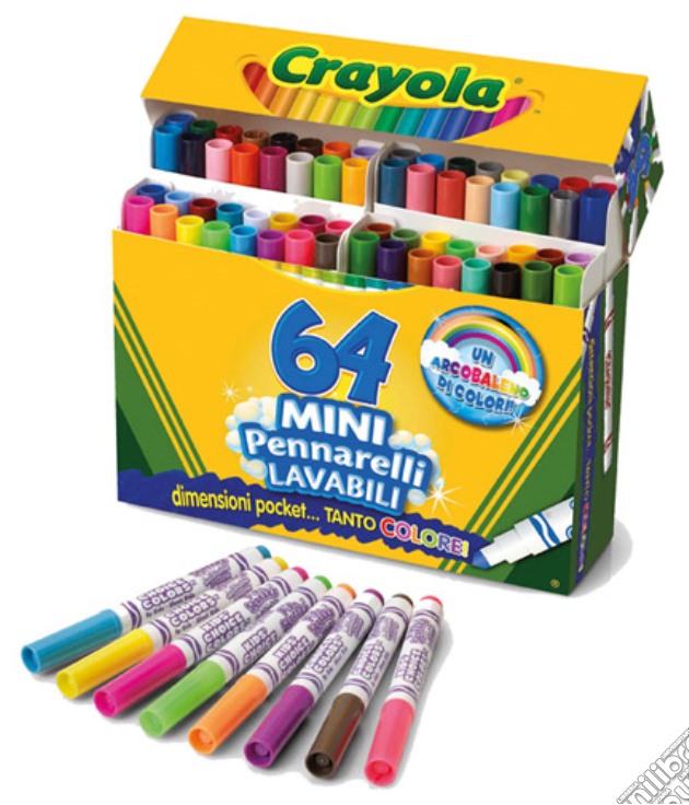 Crayola Pennarelli Mini Lavabili 64pz gioco di CREA