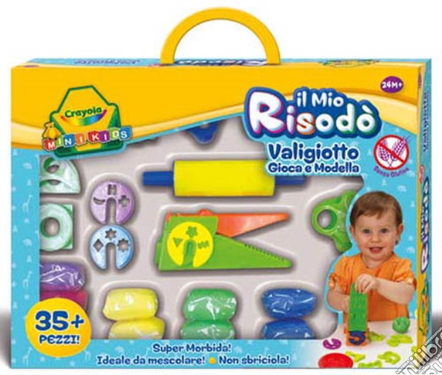 Crayola MiniKids Valigetta Gioca&Modella gioco di CREA