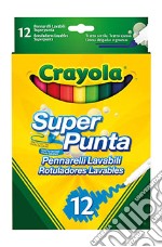Crayola Pennarelli Superpuntà Lav. 12pz