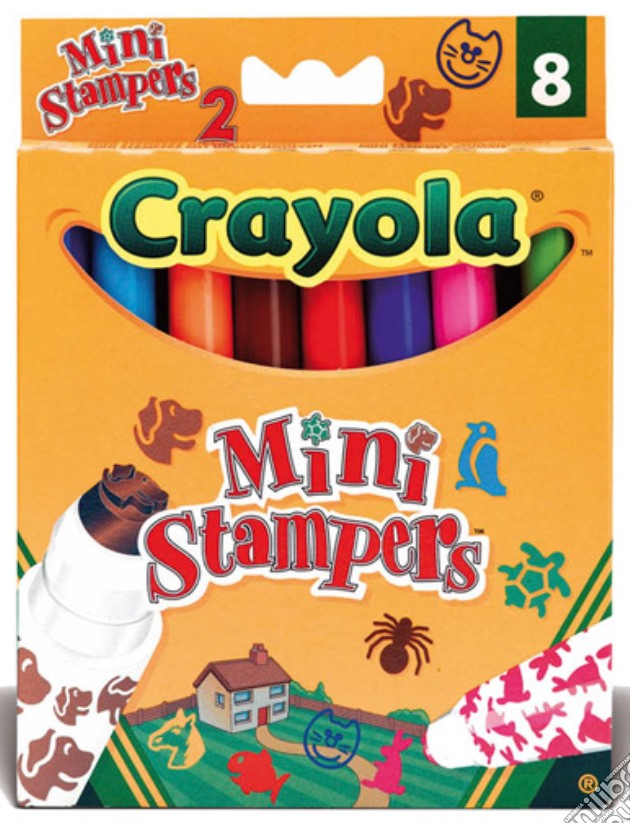 Crayola Pennarelli Mini Stampers Animali gioco di CREA