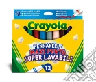 Crayola Pennarelli Maxi Punta Lav. 12pz giochi