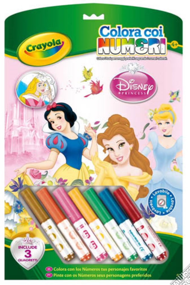 Crayola Colora coi Numeri Principesse gioco di CREA