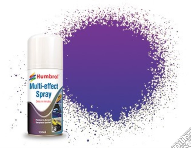 Humbrol Violet Multi-Effect Spray (Lower Price) Acrylic Hobby Sprays 150Ml gioco di Humbrol