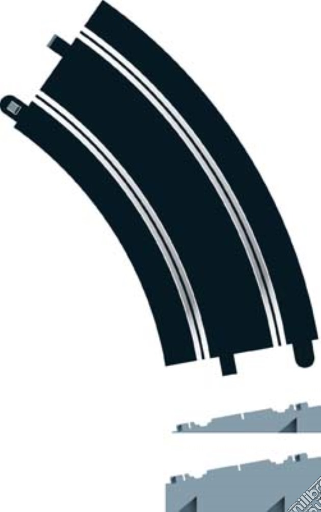 Scalextric: Banked curve R3 45(Accessori per pista 1:32) gioco di Scalextric