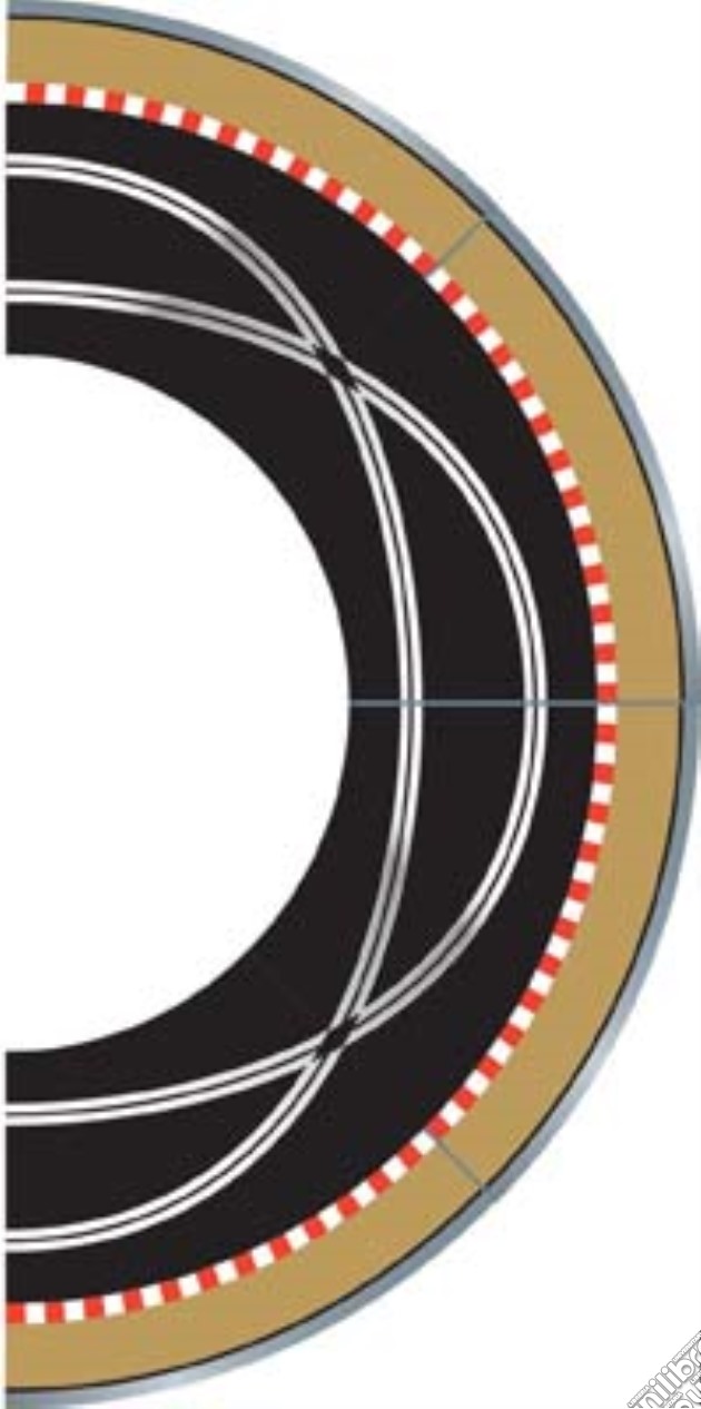 Scalextric: Track Extension Pack 1 - Racing Curve (Accessori per pista 1:32) gioco di Scalextric