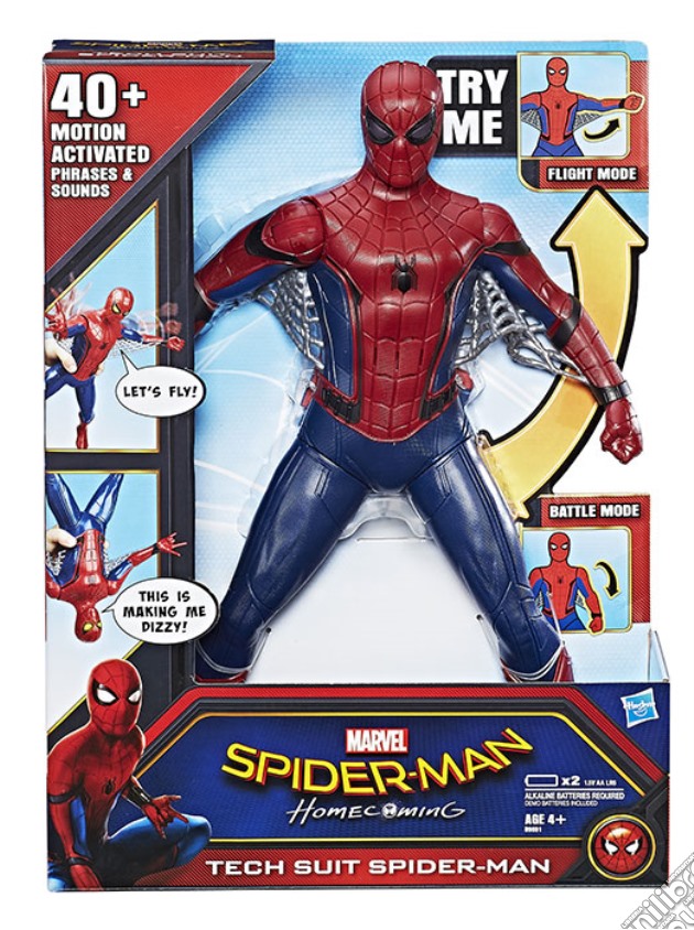 Figure Spiderman interattivo 38cm gioco di FIGU
