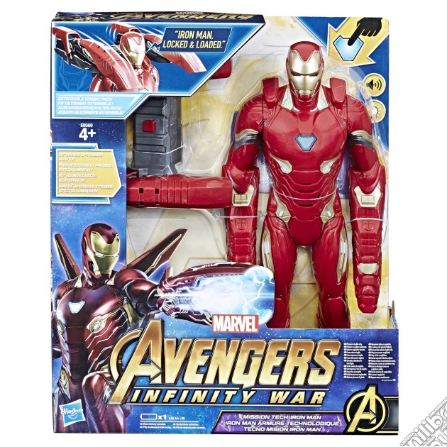 Figure Avengers Mission Tech Iron Man gioco di FIGU