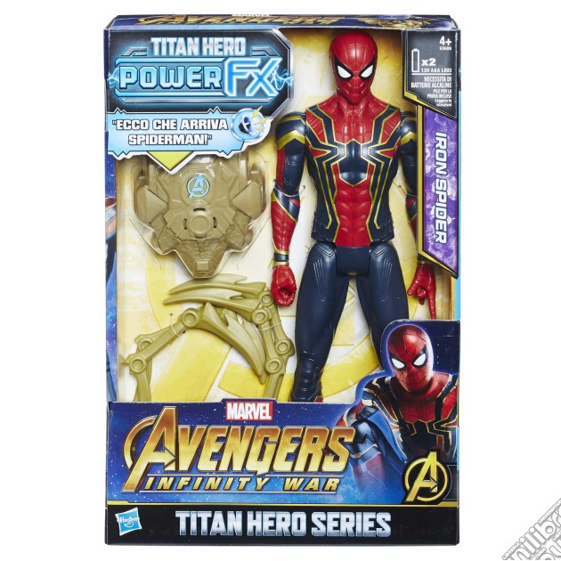 Figure Avengers Titan H. Spiderman+Zaino gioco di FIGU