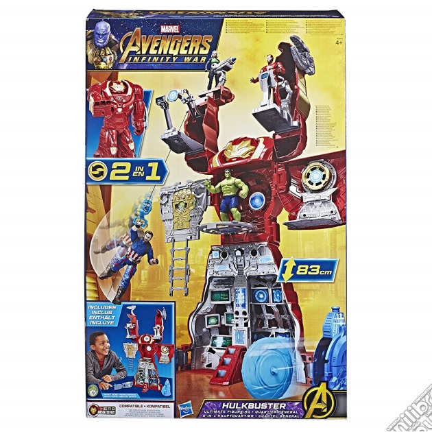 Avengers 6In1 Hulkbuster Playset gioco di Hasbro