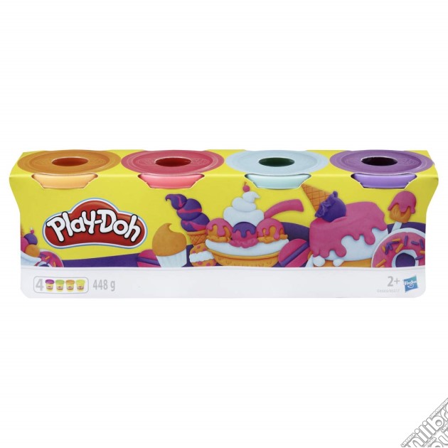 Play-Doh: Hasbro - 4-Pack (Zoete Kleuren) gioco