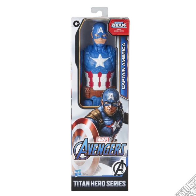 Marvel: Avengers - Personaggio Titan Hero 30Cm - Capitan America gioco