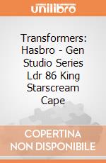 Transformers: Hasbro - Gen Studio Series Ldr 86 King Starscream Cape gioco