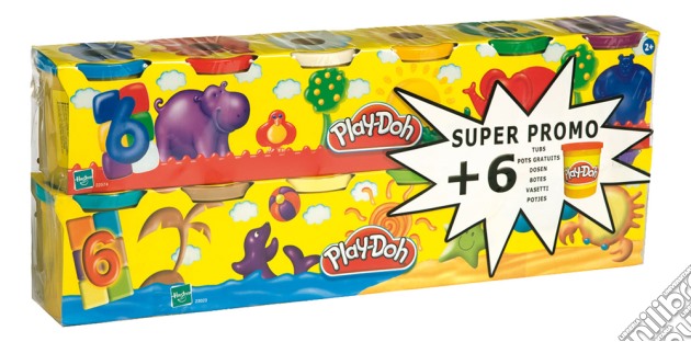 Play-Doh - 6 Vasetti + 6 Vasetti Extra gioco di Hasbro